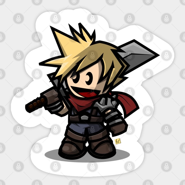 Lil Cloud Strife Sticker by vhzc